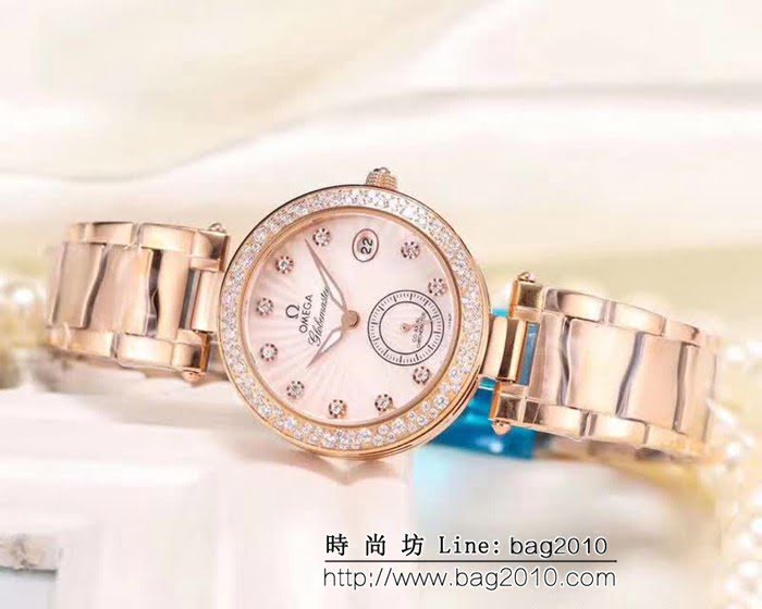 歐米茄OMEGA 時尚水鑽 女士石英腕表 WSS2206